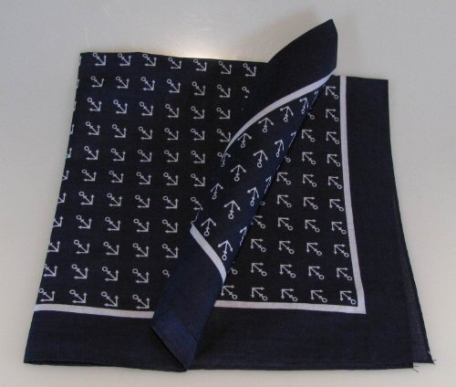 modAS 1 Stück Halstuch Anker blau 70x70 cm Spitzenqualität Mengenrabatt modAS 1 Stück Halstuch Anker blau 70x70 cm Spitzenqualität Mengenrabatt von modAS