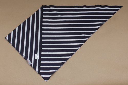 modAS Dreiecktuch blau-Weiss gestreift 60x60x85 cm bretonisches Dreieckstuch Halstuch Bandana dreieckiges Tuch modAS Dreiecktuch blau-Weiss gestreift 60x60x85 cm bretonisches Dreieckstuch Halstuch Bandana dreieckiges Tuch von modAS
