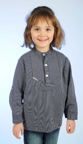 modAS Fischerhemd für Kinder schmal gestreift Basic Größe 152 modAS Fischerhemd für Kinder schmal gestreift Basic Größe 152 von modAS