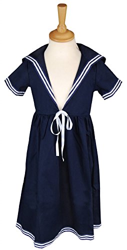 modAS Matrosenkleid in blau für Kinder klassischer Stil Größe 116 modAS Matrosenkleid in blau für Kinder klassischer Stil Größe 116 von modAS