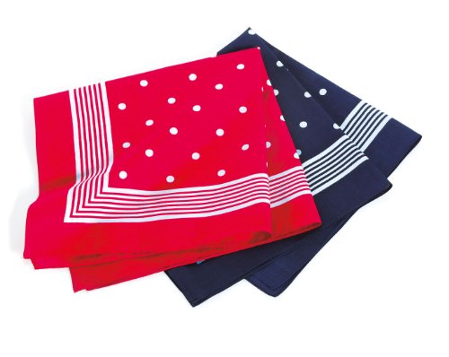 modAS Vierecktuch, 54x54cm, Tupfen, Tupfen blau modAS Vierecktuch, 54x54cm, Tupfen, Tupfen blau von modAS