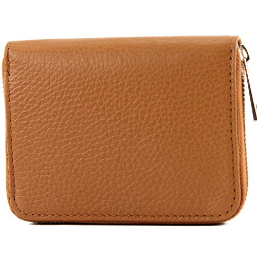 modamoda de - P04 - ital. Damen Portemonnaie Echtleder kurz, Farbe:Cognac modamoda de - P04 - ital. Damen Portemonnaie Echtleder kurz, Farbe:Cognac von modamoda de