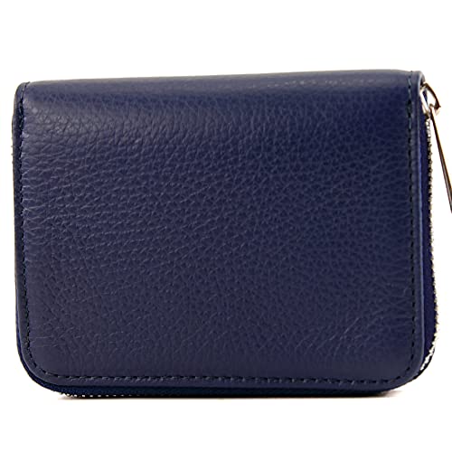 modamoda de - P04 - ital. Damen Portemonnaie Echtleder kurz, Farbe:Dunkelblau modamoda de - P04 - ital. Damen Portemonnaie Echtleder kurz, Farbe:Dunkelblau von modamoda de