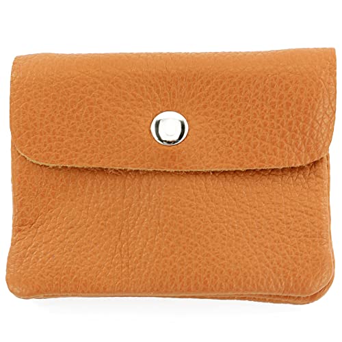 modamoda de P09 Damen Münzgeldbörse Geldbörse Portemonnaie Klein Leder Made in Italy P09, Farbe:Cognac modamoda de P09 Damen Münzgeldbörse Geldbörse Portemonnaie Klein Leder Made in Italy P09, Farbe:Cognac von modamoda de