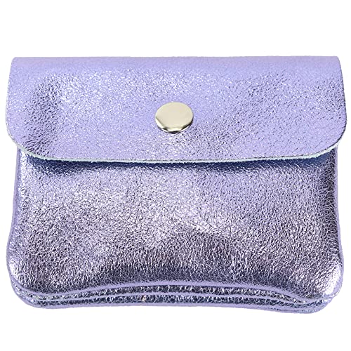 modamoda de P09 Damen Münzgeldbörse Geldbörse Portemonnaie Klein Leder Made in Italy P09, Farbe:Pastellviolett Metallic modamoda de P09 Damen Münzgeldbörse Geldbörse Portemonnaie Klein Leder Made in Italy P09, Farbe:Pastellviolett Metallic von modamoda de