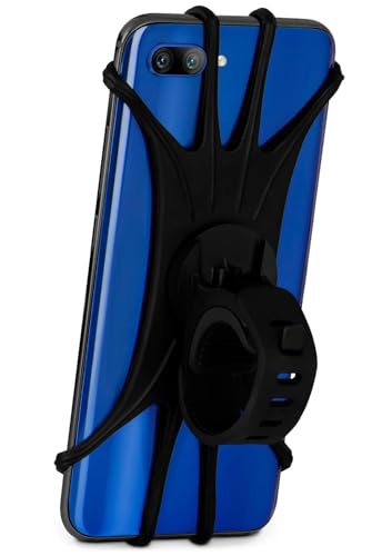 moex Extrem leichte & Flexible Fahrrad Handyhalterung für alle BLU Handys | Zur Befestigung am Lenker, Oberrohr oder Vorbau - 360 Grad drehbar, Schwarz moex Extrem leichte & Flexible Fahrrad Handyhalterung für alle BLU Handys | Zur Befestigung am Lenker, Oberrohr oder Vorbau - 360 Grad drehbar, Schwarz von moex