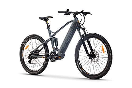 moma bikes Elektrische Fahrrad EMTB 27,5", Full Suspension, Vollfederung, SHIMANO 24 Gänge & hydraulische Scheibenbremsen, Integrierter Akku Ion Lithium 48V 13Ah von moma bikes