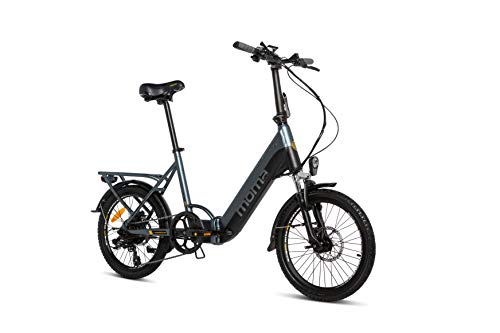 moma bikes Elektrische faltbar Fahrrad, Ebike20 PRO, Aluminium, Shimano 7 Gänge, Ion Lithium 48V 13 Ah Akku, Hydraulische Scheibenbremsen von moma bikes