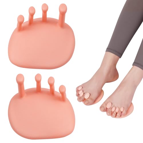 Zehenspreizer Hallux Valgus, Toe Separator Wiederholbare Reinigung, Zehentrenner Damen Silikon, Hallux Valgus Korrektur für Entspannen der Zehen, Zehenspreizer Kleiner Zeh Rosa, 2 Stück Zehenspreizer Hallux Valgus, Toe Separator Wiederholbare Reinigung, Zehentrenner Damen Silikon, Hallux Valgus Korrektur für Entspannen der Zehen, Zehenspreizer Kleiner Zeh Rosa, 2 Stück von momgyaamz
