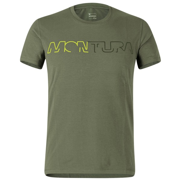 Montura - Brand - T-Shirt Gr L oliv von montura