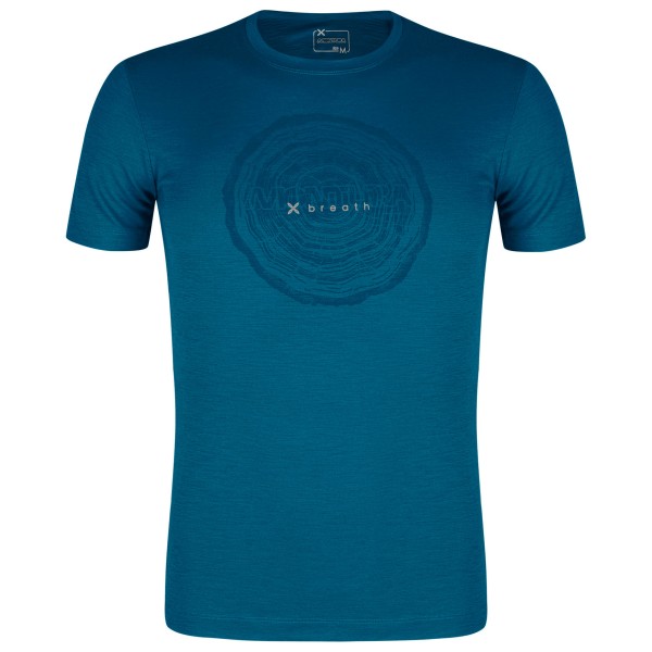 Montura - Merino Breath T-Shirt - Merinoshirt Gr L;M;S;XL;XXL blau/ giallo fluo;verde salvia von montura