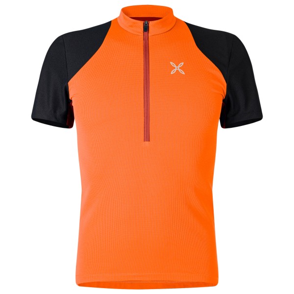 Montura - Neverland Zip T-Shirt - Funktionsshirt Gr M orange von montura