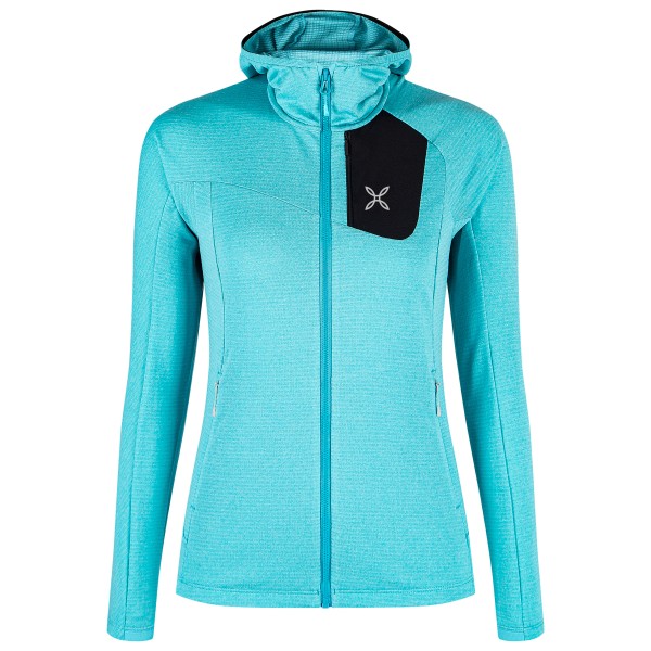 Montura - Women's Vertigo Power Grid Hooded Maglia - Fleecejacke Gr L türkis Montura - Women's Vertigo Power Grid Hooded Maglia - Fleecejacke Gr L türkis von montura