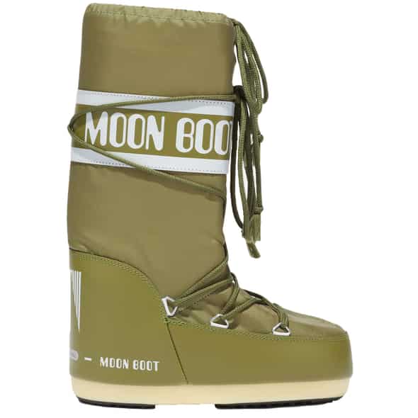 Moon Boot Nylon Winterschuhe (Khaki 39-41 EU) Winterstiefel von moon boot