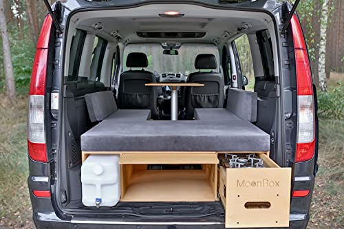Moonbox Campingbox mit Tisch Van/Bus 119cm UV-Lack | mit Campingküche, Sitzplätze, Tisch, Bettfunktion/Schlafsystem | für Fahrzeuge mit Mind. 119cm Breite im Kofferraum Moonbox Campingbox mit Tisch Van/Bus 119cm UV-Lack | mit Campingküche, Sitzplätze, Tisch, Bettfunktion/Schlafsystem | für Fahrzeuge mit Mind. 119cm Breite im Kofferraum von Moonbox