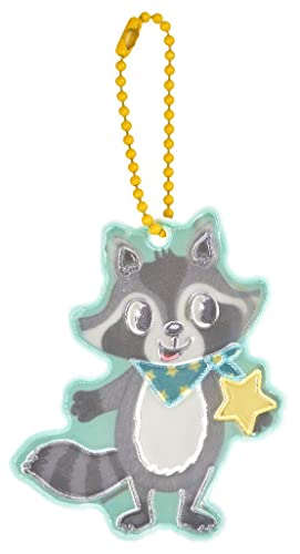 moses. Unisex Jugend Glimmis Reflektor Waschbär-Beidseitig reflektierender Sicherheitsanhänger im Tier-Design, Bunt, Normal moses. Unisex Jugend Glimmis Reflektor Waschbär-Beidseitig reflektierender Sicherheitsanhänger im Tier-Design, Bunt, Normal von moses