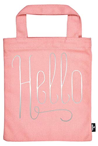 moses. libri_x Büchertasche Hello | Kleine Tragetasche aus 100% Baumwolle | Für Buchliebhaber | Mit Metallic-Bedruckung, rosa moses. libri_x Büchertasche Hello | Kleine Tragetasche aus 100% Baumwolle | Für Buchliebhaber | Mit Metallic-Bedruckung, rosa von moses