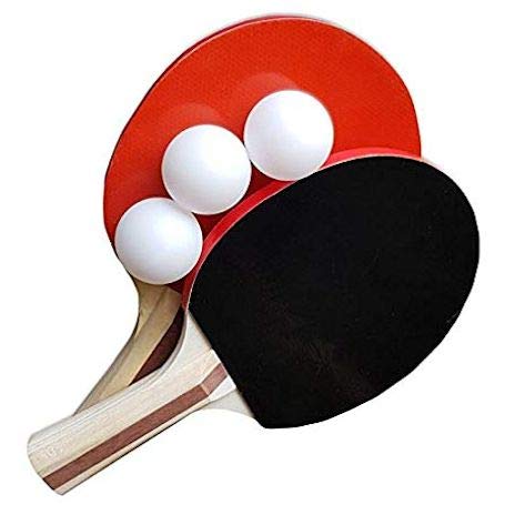Tischtennis-Schläger-Set - 2 Schläger in Turnier-Qualität mit 3 Tischtennisbällen in Sterne-Qualität .. Tischtennis-Schläger-Set - 2 Schläger in Turnier-Qualität mit 3 Tischtennisbällen in Sterne-Qualität .. von move