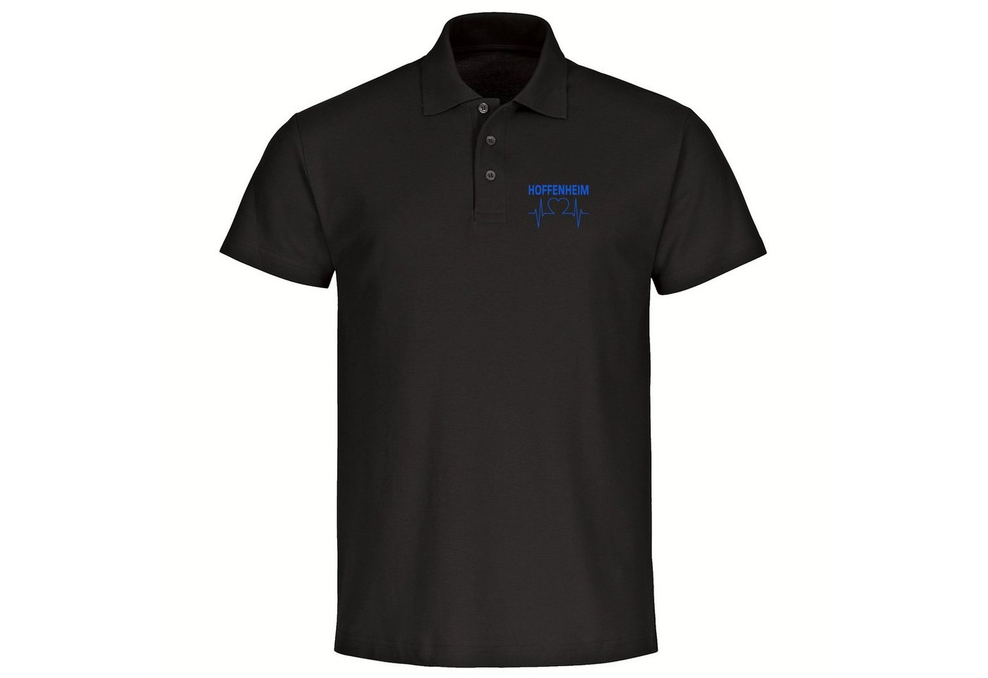 multifanshop Poloshirt Hoffenheim - Herzschlag - Polo multifanshop Poloshirt Hoffenheim - Herzschlag - Polo von multifanshop