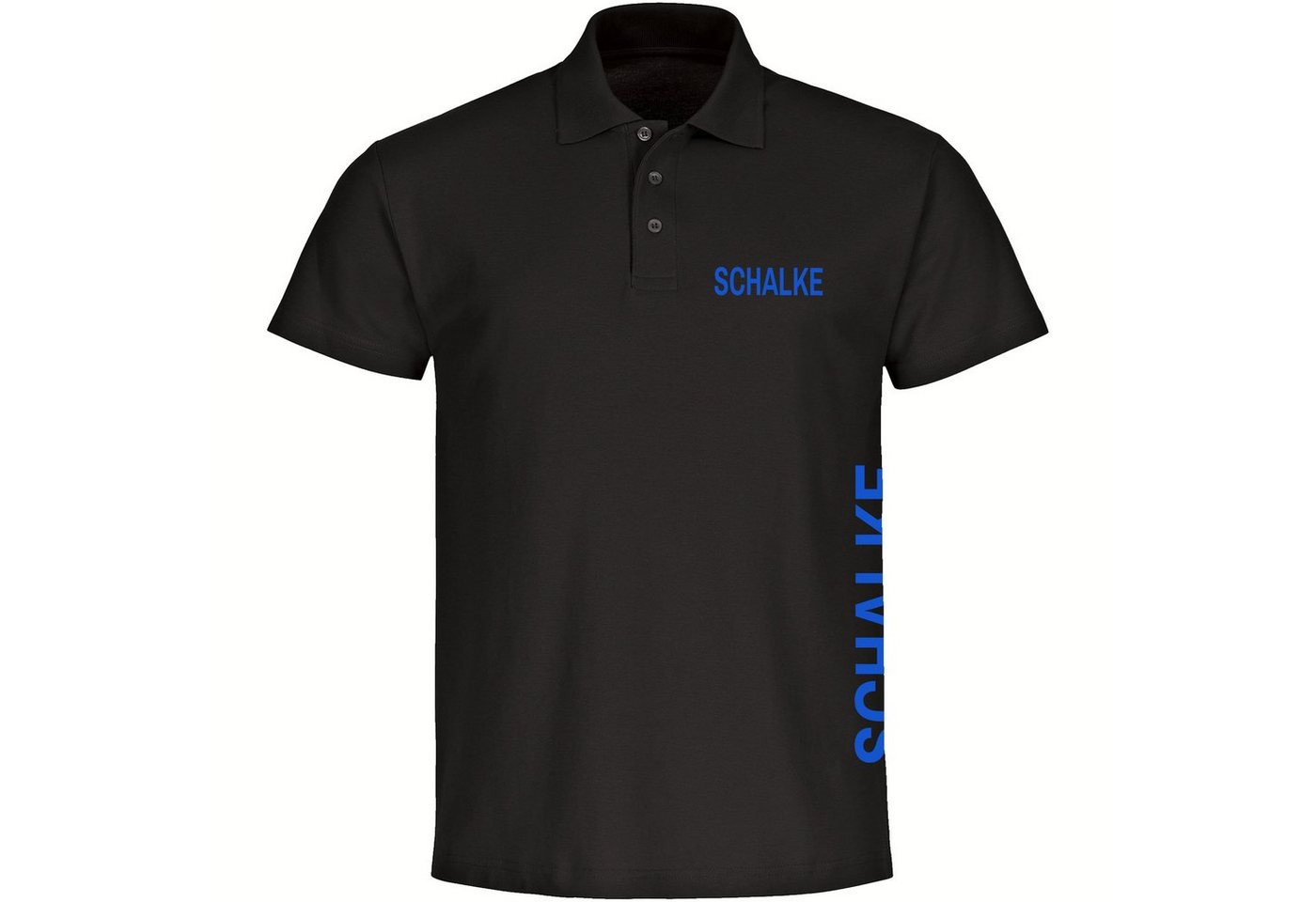 multifanshop Poloshirt Schalke - Brust & Seite - Polo multifanshop Poloshirt Schalke - Brust & Seite - Polo von multifanshop