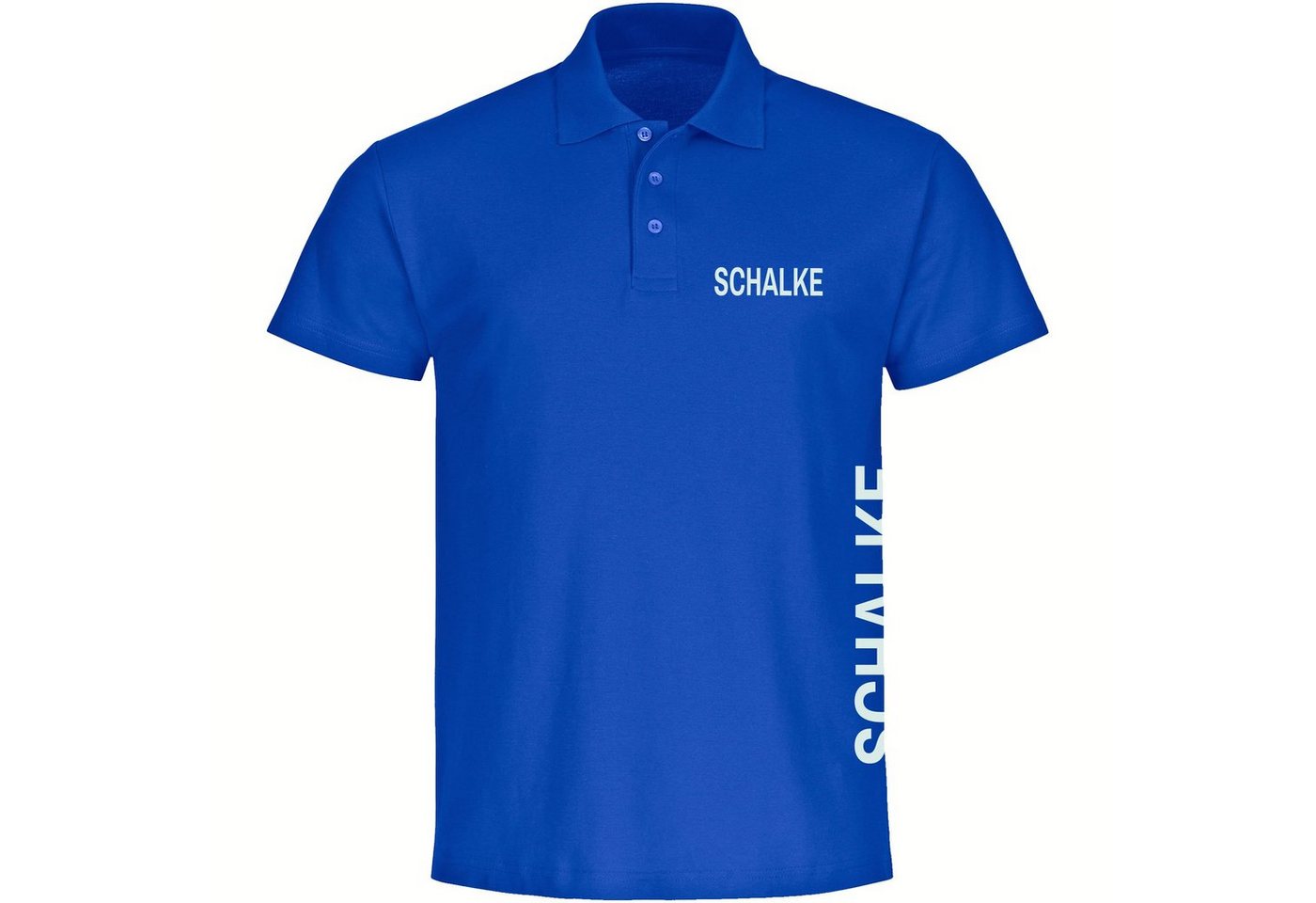 multifanshop Poloshirt Schalke - Brust & Seite - Polo multifanshop Poloshirt Schalke - Brust & Seite - Polo von multifanshop