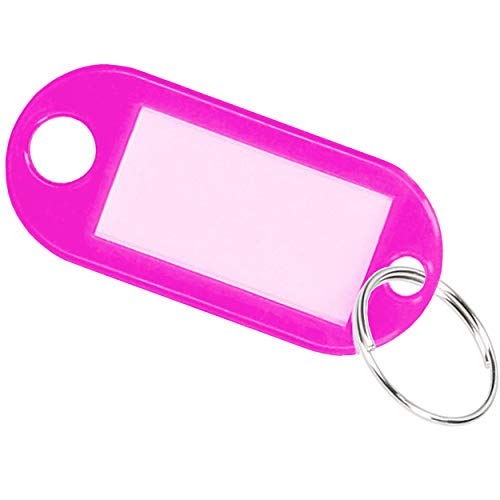 1x Schlüsselanhänger Schlüsselschilder beschriftbar Schlüsselring zum Beschriften pink 1x Schlüsselanhänger Schlüsselschilder beschriftbar Schlüsselring zum Beschriften pink von mumbi