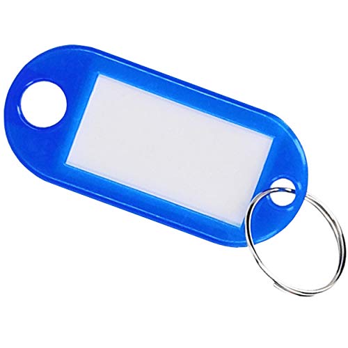 20x Schlüsselanhänger Schlüsselschilder beschriftbar Schlüsselring zum Beschriften blau 20x Schlüsselanhänger Schlüsselschilder beschriftbar Schlüsselring zum Beschriften blau von mumbi