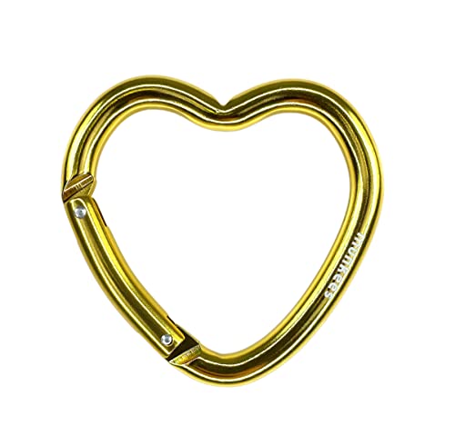 munkees, Herzkarabiner, Schlüsselanhänger (Gold) munkees, Herzkarabiner, Schlüsselanhänger (Gold) von munkees
