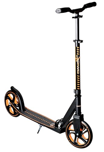 muuwmi Aluminium Scooter Pro – Tretroller, 215 mm, ABEC 7, für Kinder und Erwachsene, GS-geprüft, höhenverstellbar, orange muuwmi Aluminium Scooter Pro – Tretroller, 215 mm, ABEC 7, für Kinder und Erwachsene, GS-geprüft, höhenverstellbar, orange von muuwmi