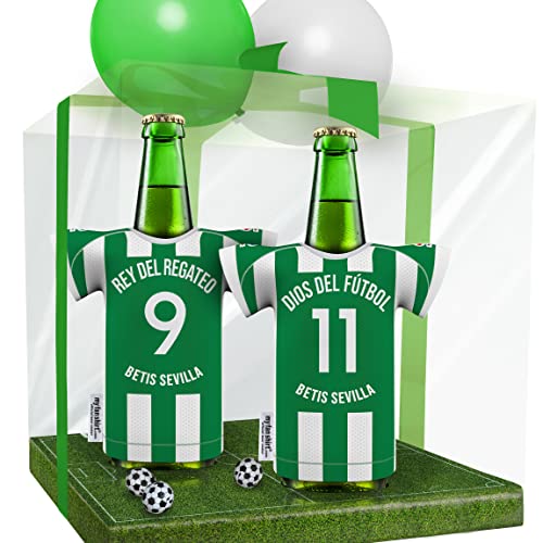 Seville Trikot Fanartikel Geschenk DIOS DE Futbol | Home Trikot Überraschung | Passend für Real Betis Fanartikel | Mann Freund Opa Bruder Weihnachten Wichteln Trikotkühler by MyFanShirt DESP von my fan shirt