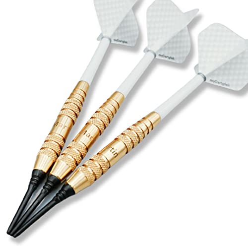 Personalisierte Dartpfeile mit Gravur zum selbst gestalten | Soft Dartpfeile mit Kunststoffspitze, Schäften und Darts Flights für Dartscheibe | 18g Dart-Set personalisiert mit Namen als Dart Geschenk Personalisierte Dartpfeile mit Gravur zum selbst gestalten | Soft Dartpfeile mit Kunststoffspitze, Schäften und Darts Flights für Dartscheibe | 18g Dart-Set personalisiert mit Namen als Dart Geschenk von myDartpfeil