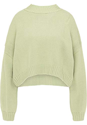 myMo Strickpullover Damen 12409916 Moos, XS/S Moos von myMo