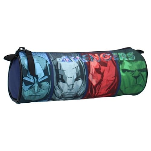 mybagstory - Federmäppchen – Avengers – Kinder – Schule – Grundschule – Kindergarten – Federmäppchen für Jungen – Größe 21 cm – Geschenkidee, blau, 21 cm, Klassisch von mybagstory