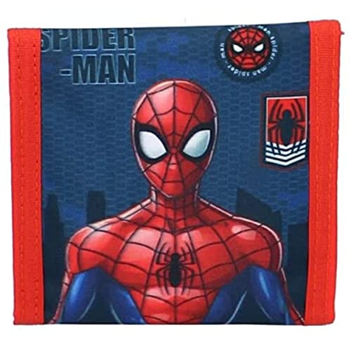 mybagstory - Portemonnaie - Spider Man - Rot - Blau - für Kinder - Schule - Kindergarten - Urlaub - 10 cm von mybagstory