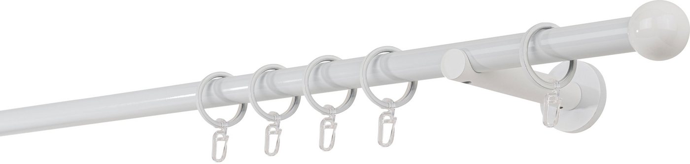 mydeco Gardinenstange 20mm Ball Wandträger 12 cm, 1-läufig, Fixmaß, verschraubt mydeco Gardinenstange 20mm Ball Wandträger 12 cm, 1-läufig, Fixmaß, verschraubt von mydeco