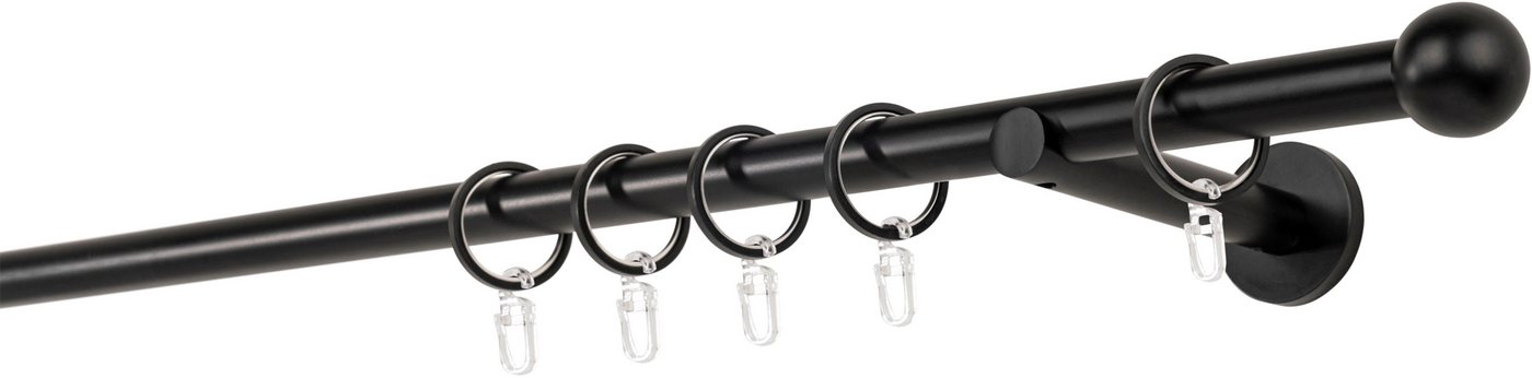 mydeco Gardinenstange 20mm Ball Wandträger 12 cm, 1-läufig, Fixmaß, verschraubt mydeco Gardinenstange 20mm Ball Wandträger 12 cm, 1-läufig, Fixmaß, verschraubt von mydeco