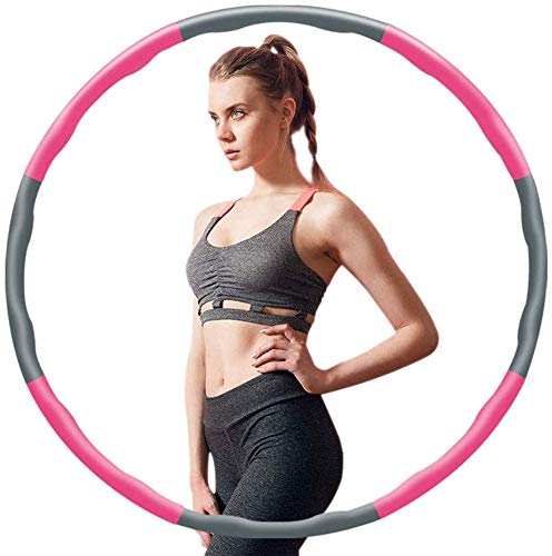 nadamuSun Fitness Reifen Hoop für Erwachsene & Kinder zur Gewichtsabnahme und Massage 6-8-Segmente Abnehmbarer für Fitness/Sport/Zuhause/Büro/Bauchformung nadamuSun Fitness Reifen Hoop für Erwachsene & Kinder zur Gewichtsabnahme und Massage 6-8-Segmente Abnehmbarer für Fitness/Sport/Zuhause/Büro/Bauchformung von nadamuSun