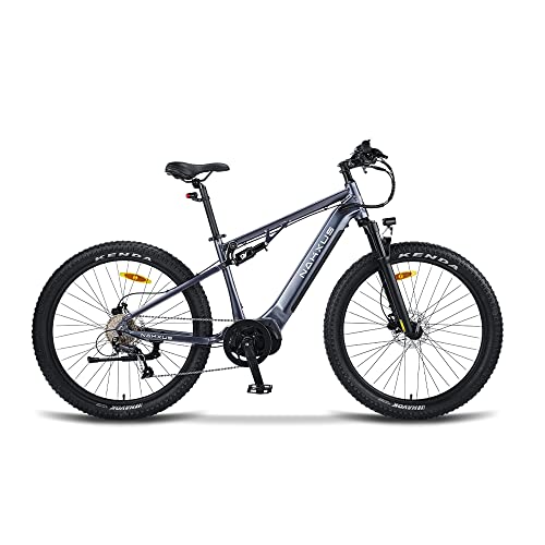 nakxus 27M201 E-Bike Elektrofahrrad 27.5" Fetter Reifen E-Fahrrad Mittelmotor Max. Reichweite bis zu 150km, Geländegängiges Mountainbike mit 9 Gängen, City E-Bike Herren Damen nakxus 27M201 E-Bike Elektrofahrrad 27.5" Fetter Reifen E-Fahrrad Mittelmotor Max. Reichweite bis zu 150km, Geländegängiges Mountainbike mit 9 Gängen, City E-Bike Herren Damen von nakxus