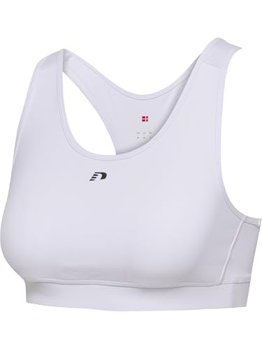 Newline Damen Nwllean Sports Bra T-Shirt, Weiß, S EU Newline Damen Nwllean Sports Bra T-Shirt, Weiß, S EU von newline