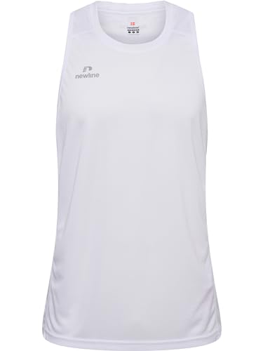 newline Men's ATHLETIC RUNNING SINGLET T-Shirt, Weiß, 2XL von newline