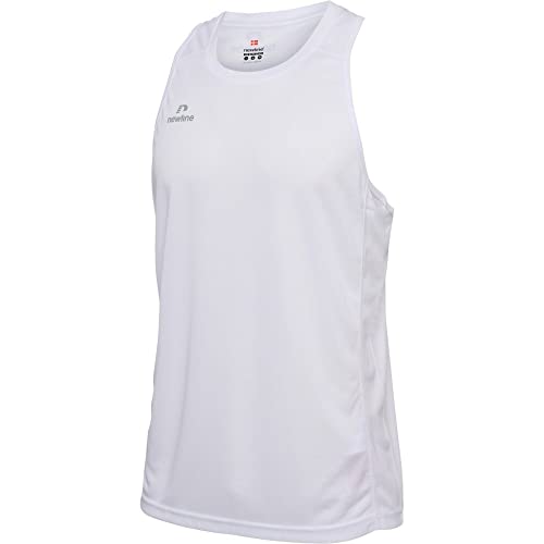 newline Men's Athletic Running Singlet T-Shirt, Weiß, M von newline