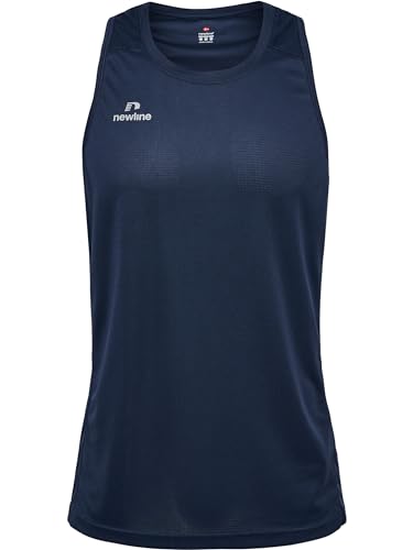 newline Men's Athletic Running Singlet T-Shirt, Schwarze IRIS, L von newline