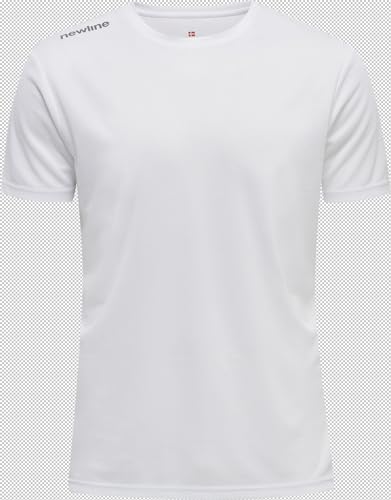 newline Men's Men CORE Functional T-Shirt S/S, Weiß, L von newline