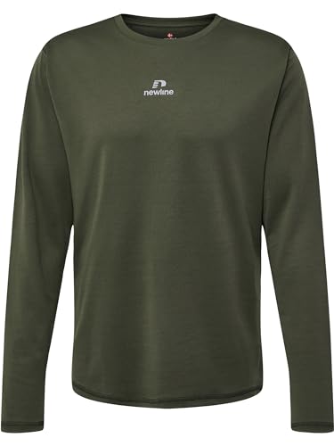 newline Men's nwlBEAT Poly LS Tee Blouse, Beluga, 3XL newline Men's nwlBEAT Poly LS Tee Blouse, Beluga, 3XL von newline
