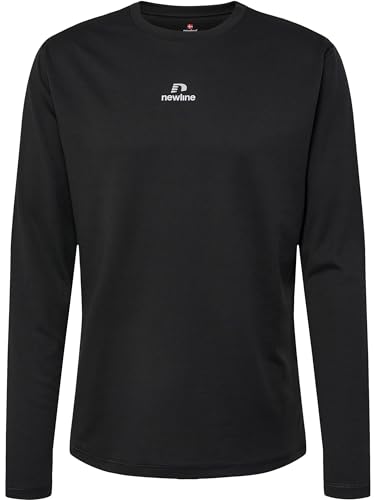 newline Men's nwlBEAT Poly LS Tee Blouse, Schwarz, 2XL von newline