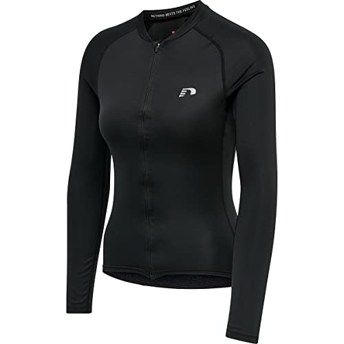 newline Women's Womens CORE Bike L/S Jersey Shirt, Schwarz, M von newline