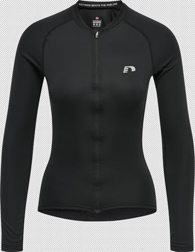 newline Women's Womens CORE Bike L/S Jersey Shirt, Schwarz, S von newline