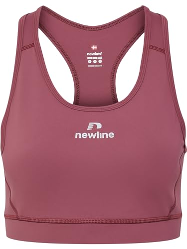 Newline BH Nwlbeat Laufen Damen Schnelltrocknend Maroon Größe L von Newline