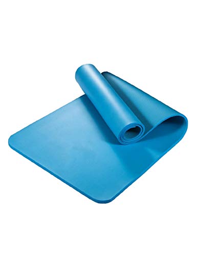 newrong Fitnessgerät mit Schultergurt, Tragetasche, extra dick, reißfest, Trainingsmatte, Pilatesmatte, Yogamatte, Blau, 183 x 61 x 15 cm von newrong