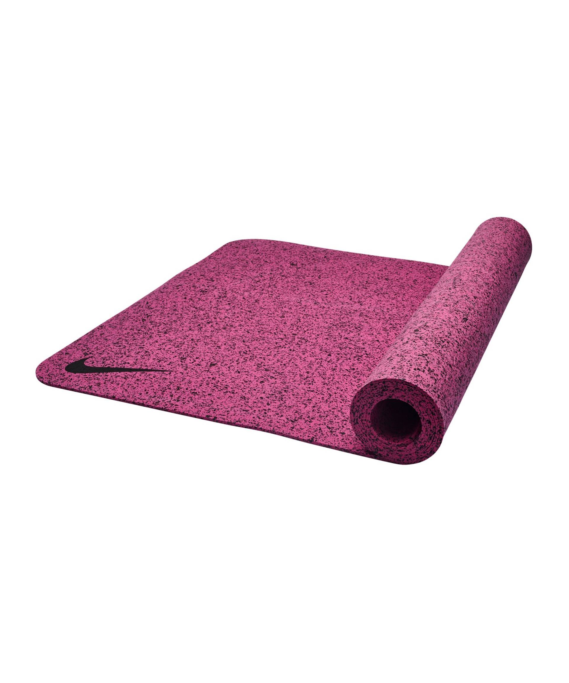 Nike Flow Yogamatte 4mm Pink Schwarz F635 von nike